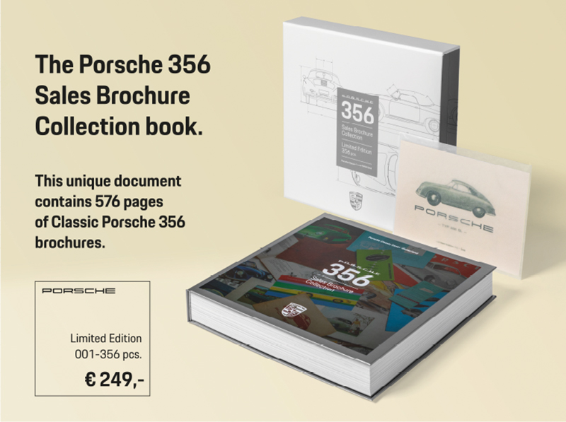 Porsche 356 Sales Brochure Collection book.