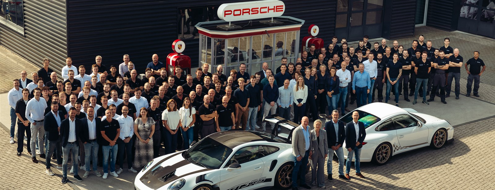Teamfoto Porsche Classic Center Gelderland